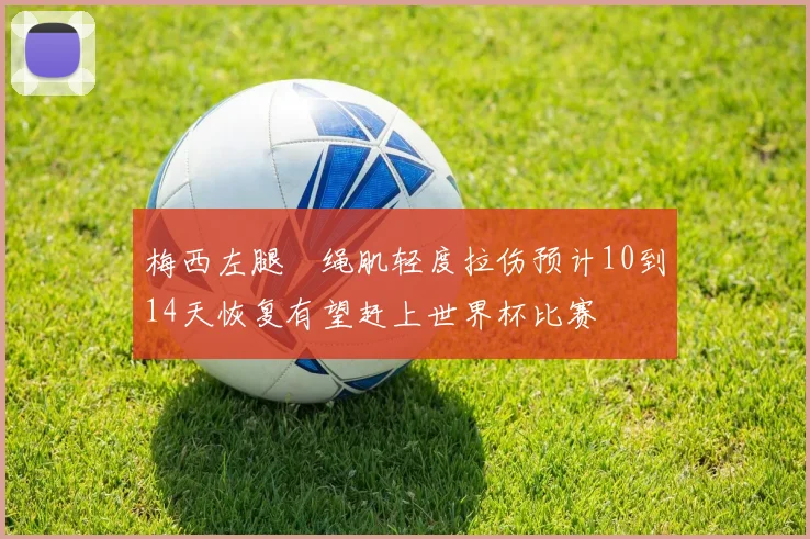 梅西左腿腘绳肌轻度拉伤预计10到14天恢复有望赶上世界杯比赛